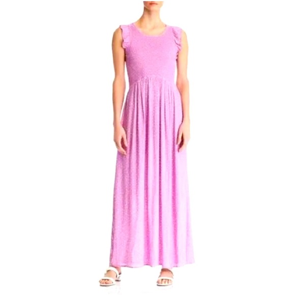 Aqua Elegant Maxi Dress - Picture 1 of 10